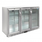 Polar Back Bar Cooler with Hinged Doors in Stainless Steel 330Ltr