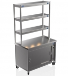 Hot Cupboard With 3 Tier Heated Gantry Combination 1200W x 700D x 1875H