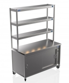 Hot Cupboard With 3 Tier Heated Gantry Combination 1500W x 700D x 1875H