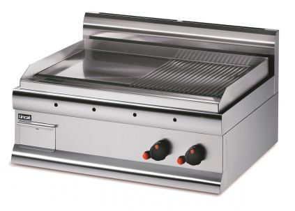 Lincat Silverlink 600 GS7R Steel Half Ribbed Gas Griddle