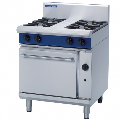 Blue Seal Evolution GB505D 4 Burner Static Oven 750mm