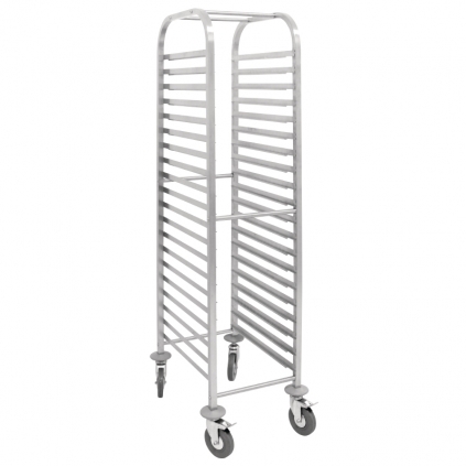 Vogue Stainless Steel Gastronorm Racking Trolley 20 Level