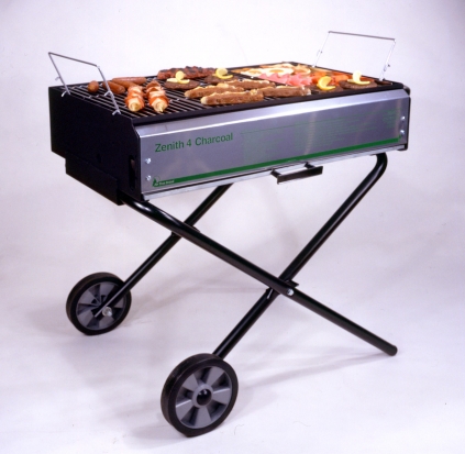 Zenith 4 Charcoal Commercial Barbecue Grill