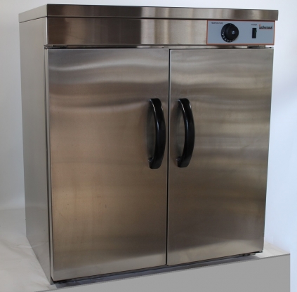 Electric HC2 2-Door Stainless Steel Hot Cupboard 