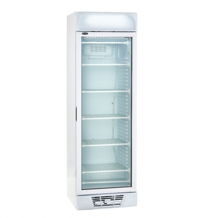 Sterling Pro BBVF372-HC Upright Glass Door Display Freezer 382 Litres