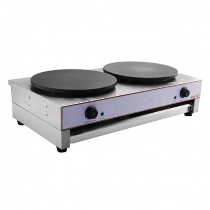 Hamoki CM-2 Commercial Crepe Maker 400mm x 2 Twin Crepe Tray