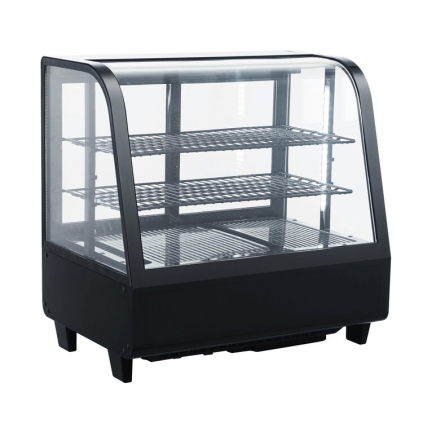 Hamoki Refrigerated Countertop Fridge Display Chiller Cooler 100 Litre - Black