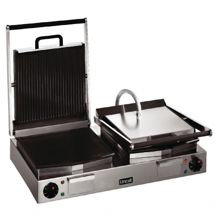 Lincat Lynx 400 LPG2 Electric Twin Ribbed Panini Grill