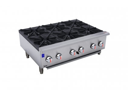 Infernus INF-GB6 6 Burner Gas Boiling Hob Top