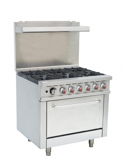 Infernus 36X 6 Burner Gas Range Oven