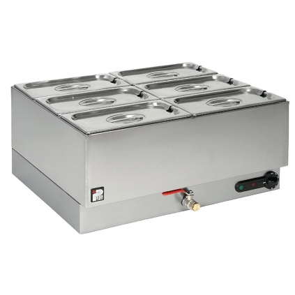 Parry 6 Pot Gastronorm Electric Bain Marie 1985