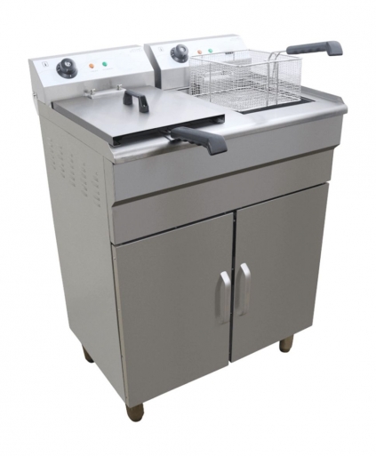 Infernus INEF162FS x2 16L Freestanding Electric Twin Tank Twin Basket Fryer