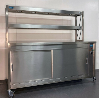 Hot Cupboard With 2 Tier Heated Gantry Combination 1500W x 700D x 1600H