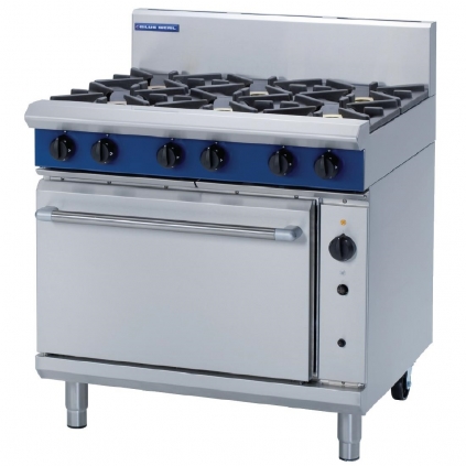 Blue Seal Evolution G56D 6 Burner Gas Convection Oven Range