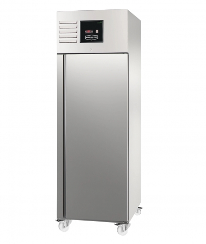 Sterling Pro SPI700R Green Single Door Gastronorm Upright Fridge 700L