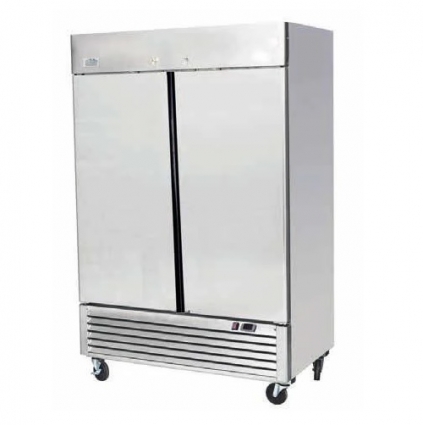 Ice-A-Cool ICE8960 Double Door Stainless Steel Upright Fridge 1300 Litres