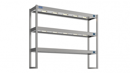 Stainless Steel 3 Tier Heated Gantry 1800mm X 300mm X 1050mm