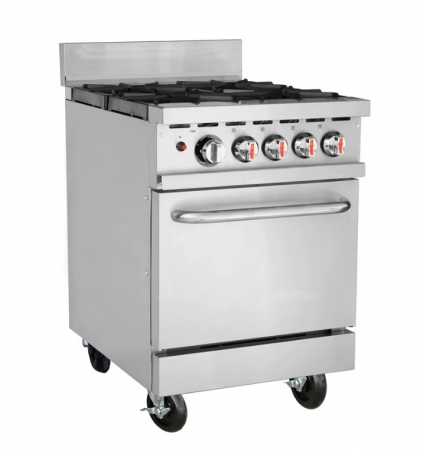 Hamoki HKR-4S Gas 4 Burner Range Oven 