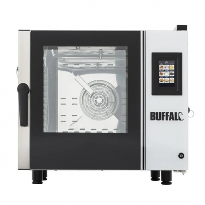 Buffalo Smart Touchscreen Compact Combi Oven  6 x GN 1/1