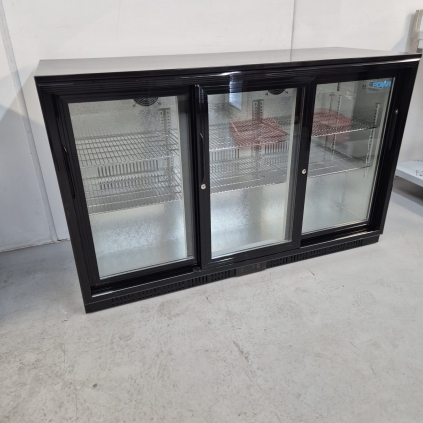 Brand New Polar Triple Glass Door Bottle Cooler Display Fridge 320 Litre