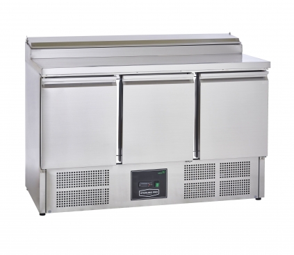 Sterling Pro Cobus SPU300PZ 3 Door Preparation Counter 8 x GN1/6, 392 Litres