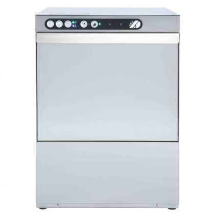 Adler AD50-DP 500mm Basket Dishwasher with Drain Pump & Chemical Pump 18 Plates