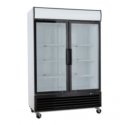 Diaminox GR137 Double Door Upright Display Fridge 1134L