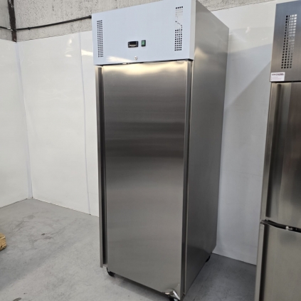 New Polar U-Series 650Ltr Single Door Upright Stainless Steel Freezer