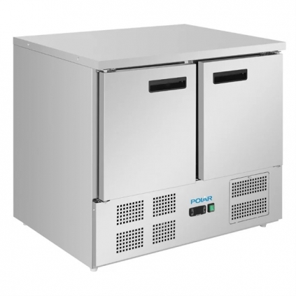 Polar G-Series Double Door Counter Bench Prep Freezer 240Ltr