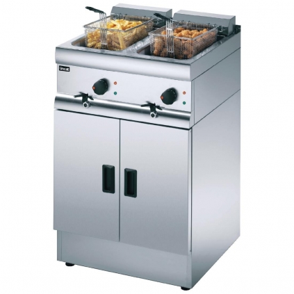 Lincat J12 x2 9L Twin Tank Twin Basket Free Standing Electric Fryer