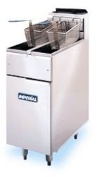 Imperial IFS2525 Commercial Fryers Gas Freestanding, Double Pan, Double Basket