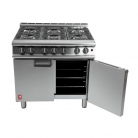 Falcon 6 Burner Dominator Plus Gas Oven Range G3101 On Feet
