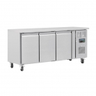 Polar U-Series Triple / 3 Door Counter Fridge 339Ltr