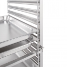 Vogue Stainless Steel Gastronorm Racking Trolley 15 Level