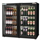 Autonumis EcoChill Double Sliding Door 3Ft Back Bar Cooler Black