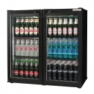 Autonumis Popular Double Hinged Door Maxi Back Bar Cooler Black