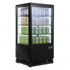 Polar C-Series Energy Efficient  Display Fridge Black 68Ltr