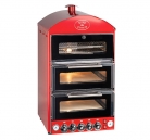 King Edward PK2W Double Deck Pizza King Oven and Warmer - Black Or Red