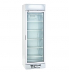 Sterling Pro Silver Upright Glass Door Display Freezer 382 Litres