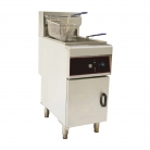 Hamoki DF-28L Electric Fryer Free Standing Single Tank with Twin Baskets