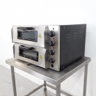 EP2+2 Twin Deck Stainless Steel Electric Pizza Oven 20 Inch