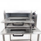 EP2+2 Twin Deck Stainless Steel Electric Pizza Oven 20 Inch