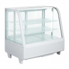 Hamoki Refrigerated Countertop Fridge Display Fridge 100 Litre - Black Or White
