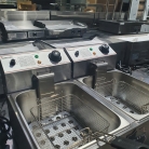 Infernus Counter Top Electric Fryer Twin Tank x2 10 Litre
