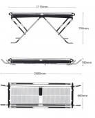 Cinders FESTIVAL TG160F Propane Gas Barbecue Slimfold 