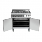 Falcon 6 Burner Dominator Plus Gas Oven Range G3101 On Castors
