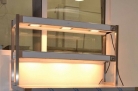 Stainless Steel 2 Tier Heated Gantry 1200mm X 300mm X 700mm