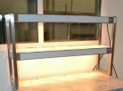 Stainless Steel 2 Tier Heated Gantry 1200mm X 300mm X 700mm