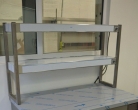 Stainless Steel 2 Tier Heated Gantry 1200mm X 300mm X 700mm