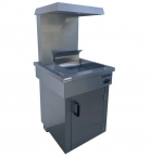 Infernus INF-CS Freestanding Electric Chip Dump Scuttle Fries Station